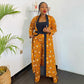 Women's Fashion Retro Coat Wide Leg Pants Suit
