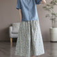 Artistic Floral Washed Cotton Sweet Neighbor's Beautiful Printed Skirt