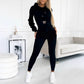 Women's Waist Girdle Sports Hooded Suit