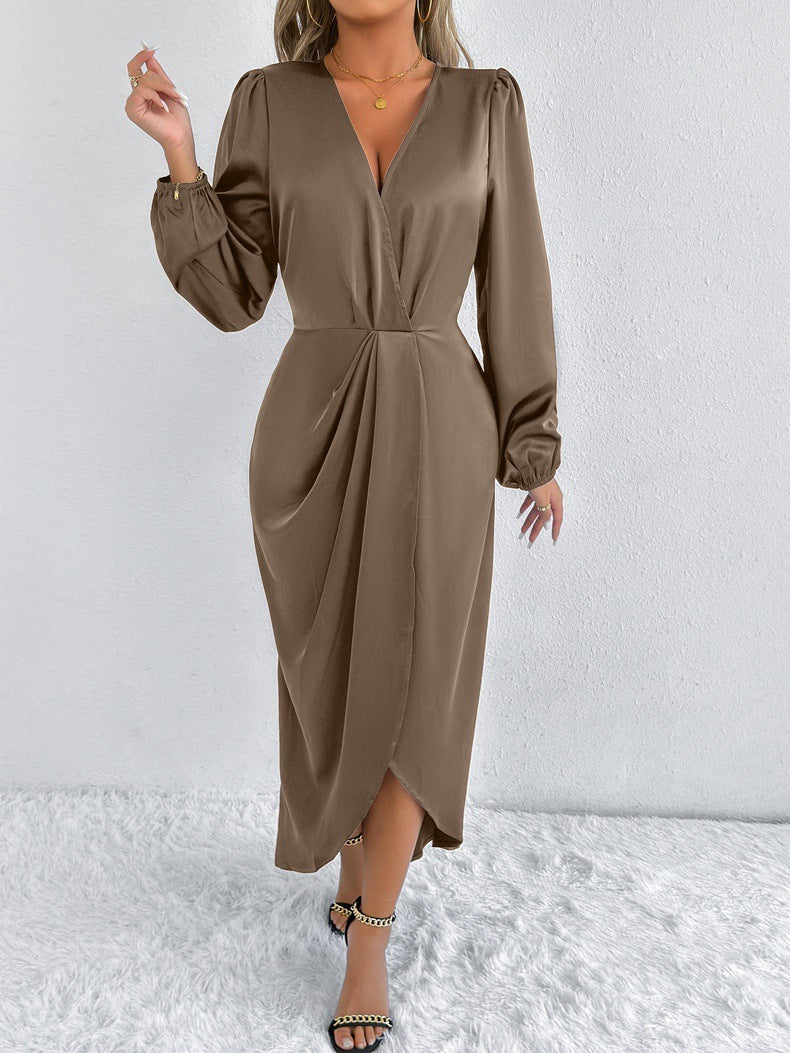 Satin Style Dress High-grade