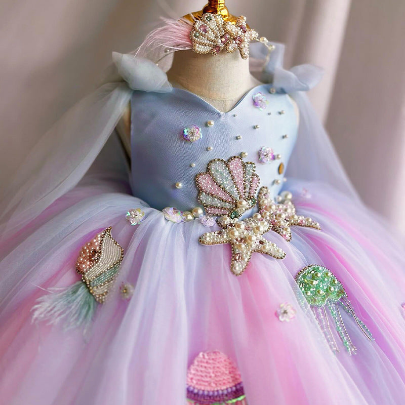 Cute Children's Pettiskirt Dress Birthday Princess Skirt