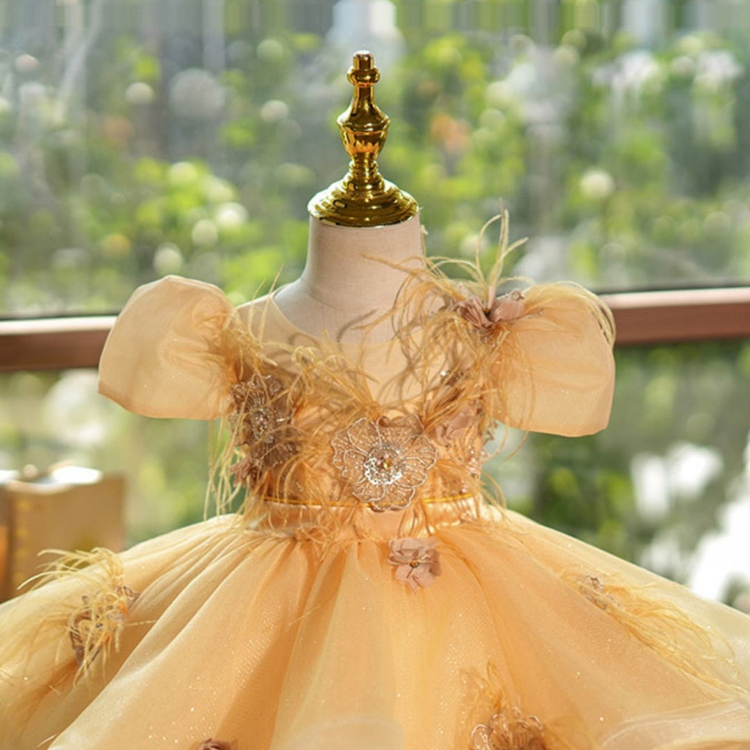 Creative All-match Girls Princess Dress Flower Pettiskirt