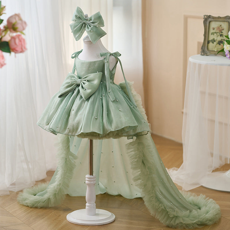 Large Trailing Mesh Children's Dress