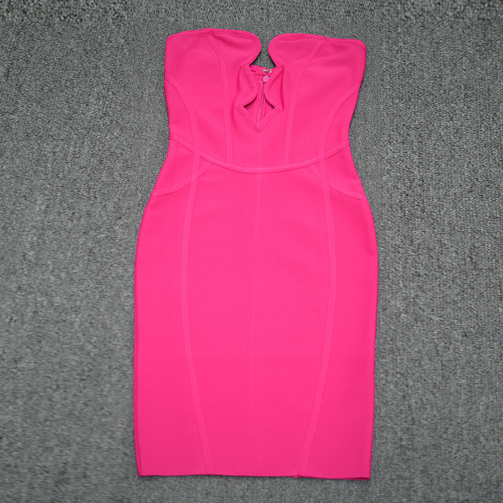 Elegant Slim Bandage One-piece Dress For Women