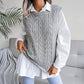 Women's Fashion Casual Knitting Vest Sweater