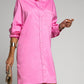 Loose Long Sleeve V-Neck Button Pocket Blouse Blouse