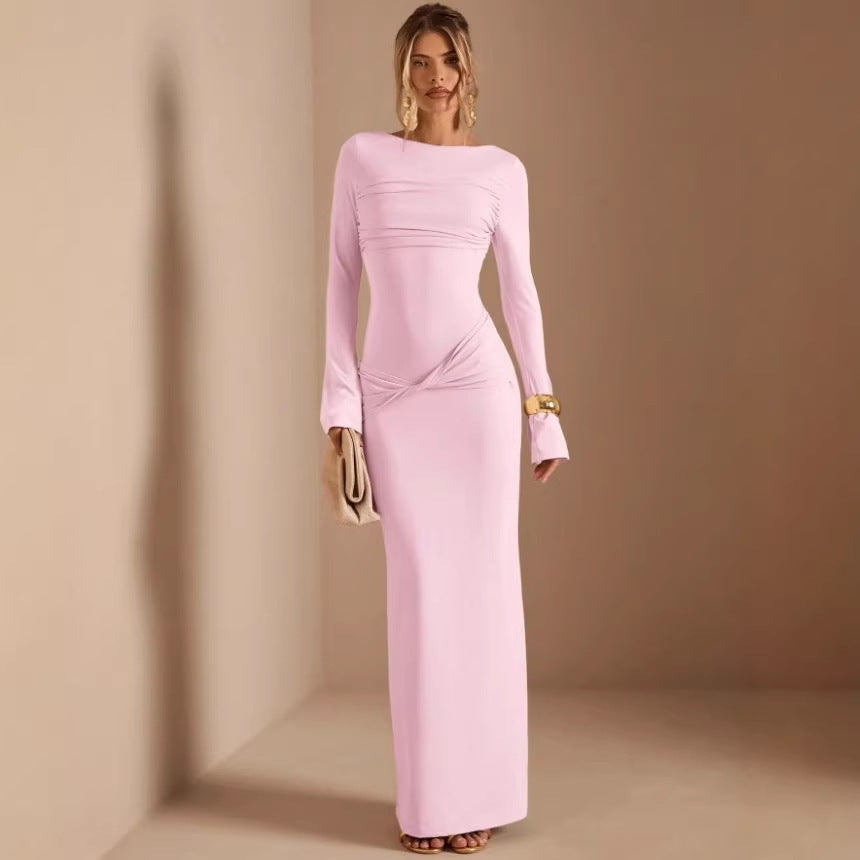 Women's Fashion Temperament Slim Fit Dress