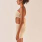 Women's Fashionable Knitted Dress Tube Top Short Skirt
