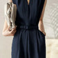 Elegant Pure Color Slimming Jumpsuit For Women