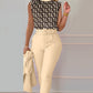 Cute Style Fresh Sweet Women's Printed Sleeveless Fashion Casual Set