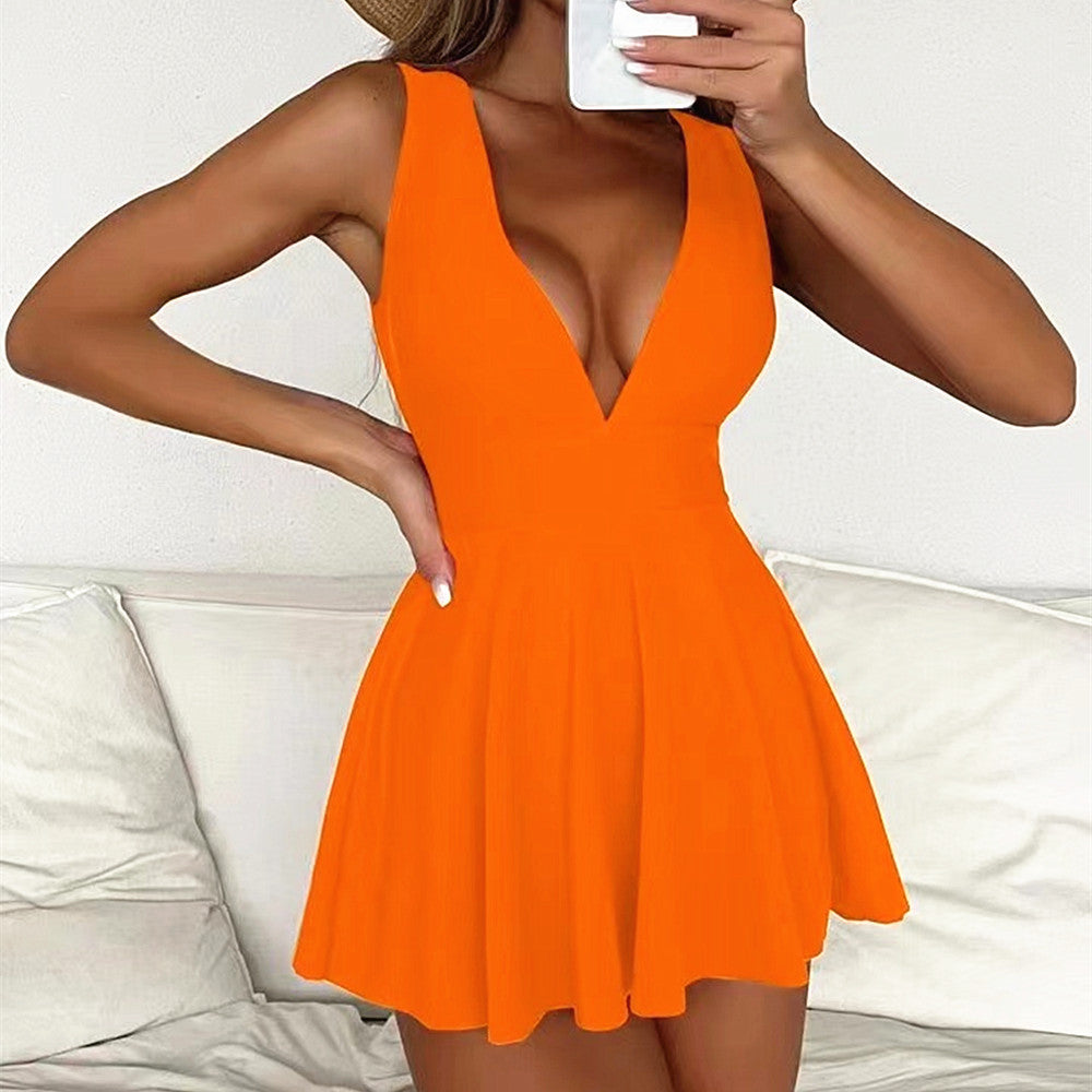 European And American Ladies Split Bikini Dress