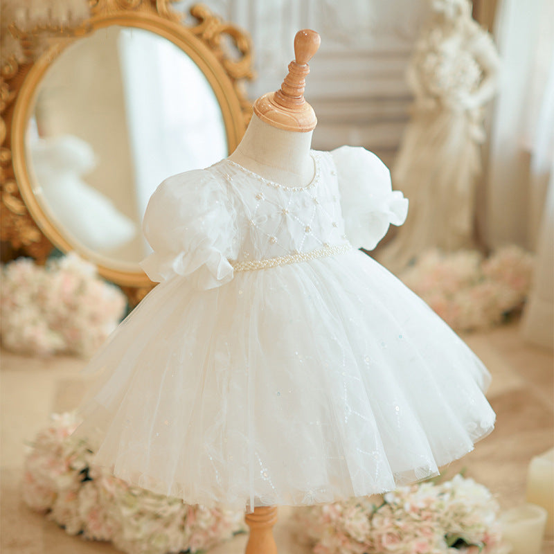 Spring Fashionable Birthday Gift Children High-end Flower Girl Princess Dress