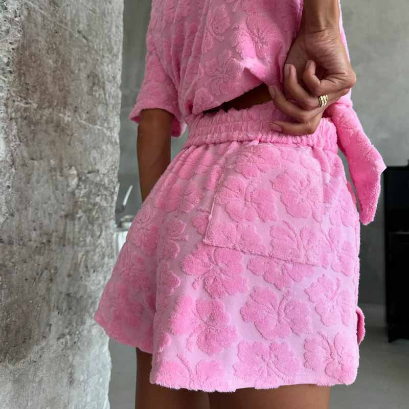 Personalized Jacquard Shirt Two-piece Set