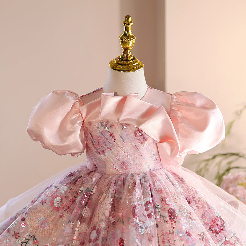 Robe de princesse de luxe haut de gamme et abordable pour enfants