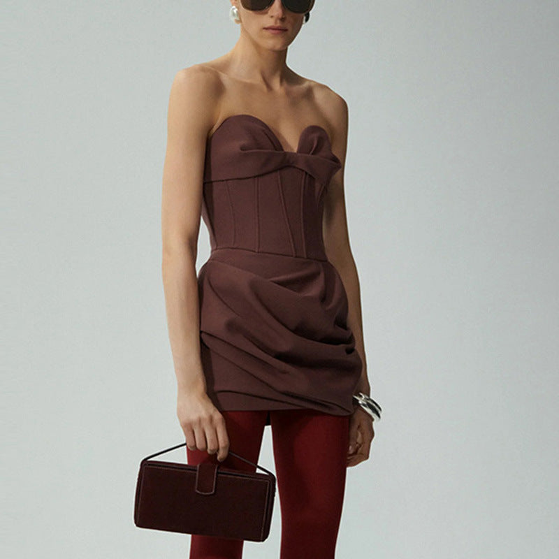 Trendy High Sense Of Design Temperament Skirt