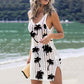 Knitted Hollow Vest Blouse Skirt