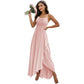 Women's Color All-matching Single Strap Waist-tight Dress