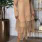 New Autumn And Winter Women's Casual Mesh Stitching Dress