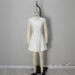 Commute Slim-fit Sleeveless Single-breasted Dress