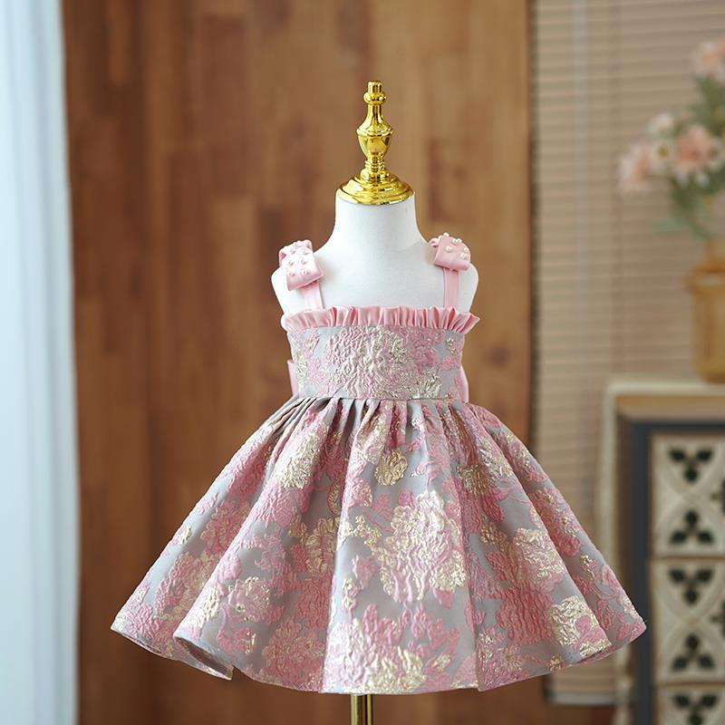 Red Zhuazhou Clothes Fashionable New Girls' Braces Skirt