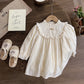 Vêtements pour filles Robes Bébé Dentelle Dentelle Découpe Princesse Robe
