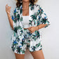 Top Drawstring High Waist Shorts