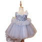Robe de princesse pour petite fille en tulle style occidental