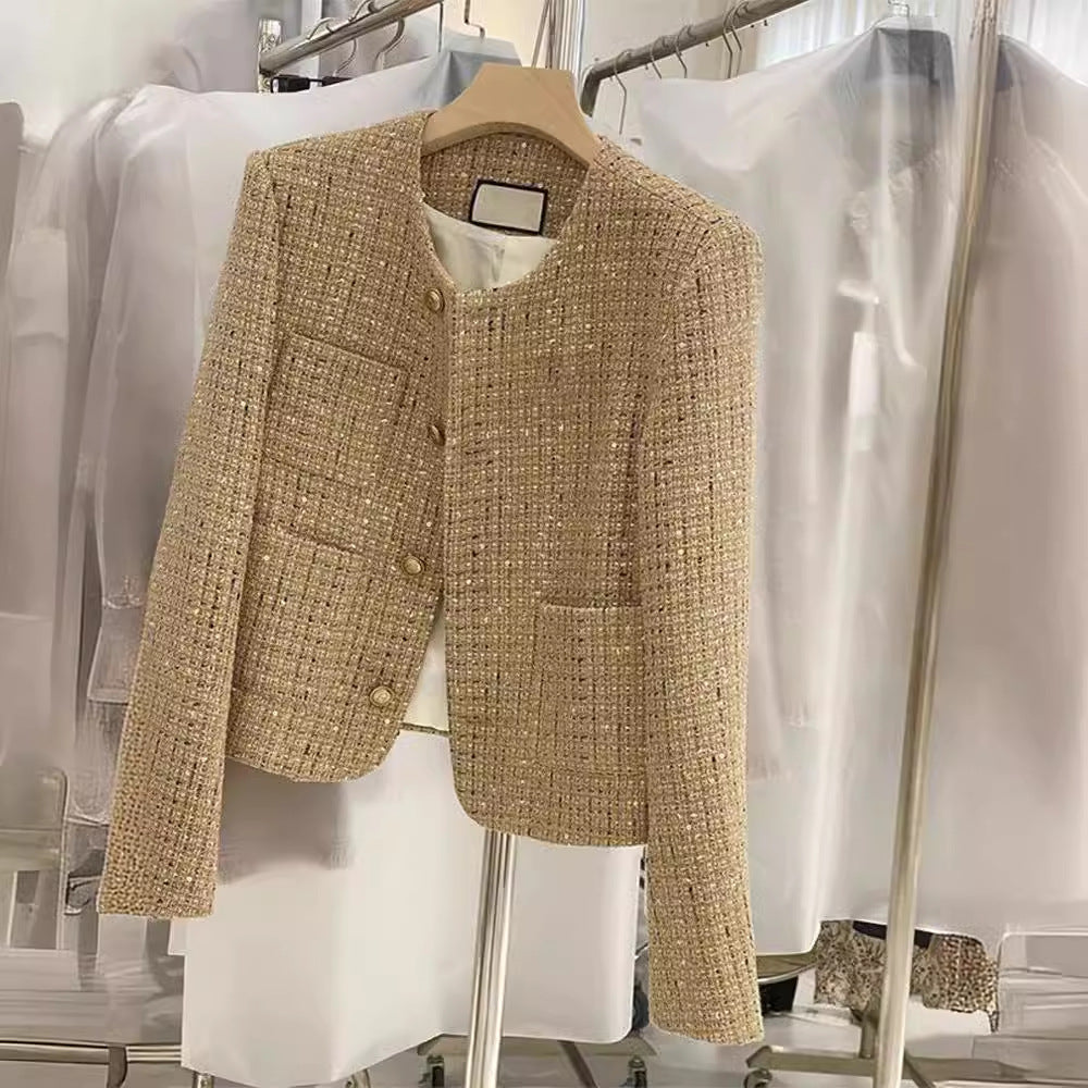 Manteau court de style classique pour femme