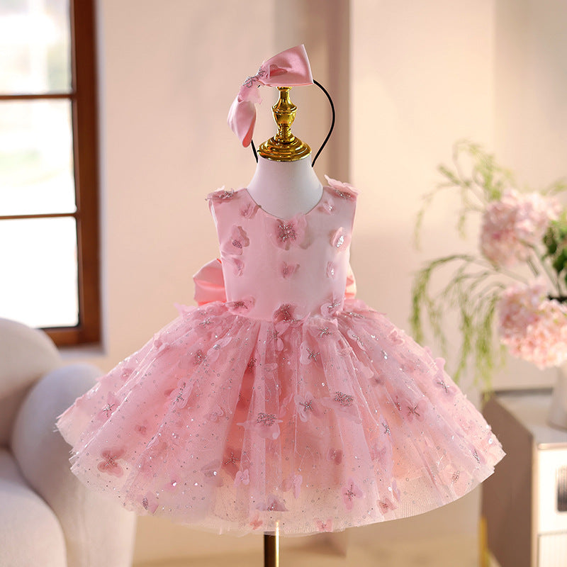 Robe de princesse pour petite fille, tenue de mariage pour petite fille