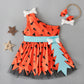 Sleeveless Mesh Dress And Hairband Two-piece Children's Clothing
