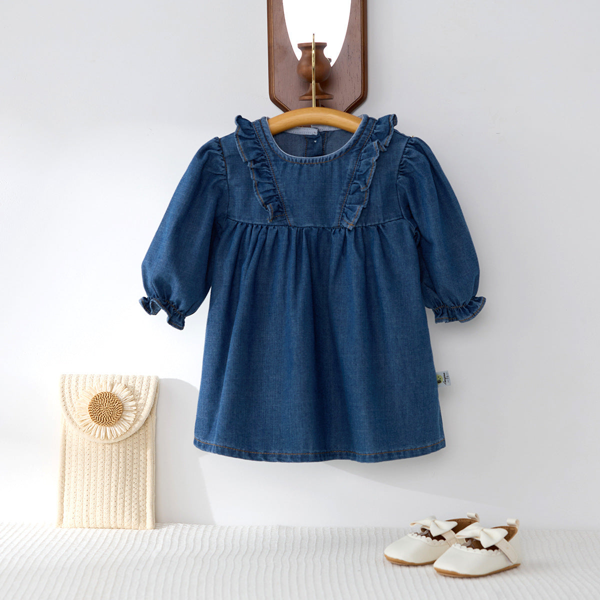 Baby Double-layer Fungus Dress