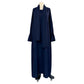 Spring And Summer New Headscarf Robe Two-piece Set