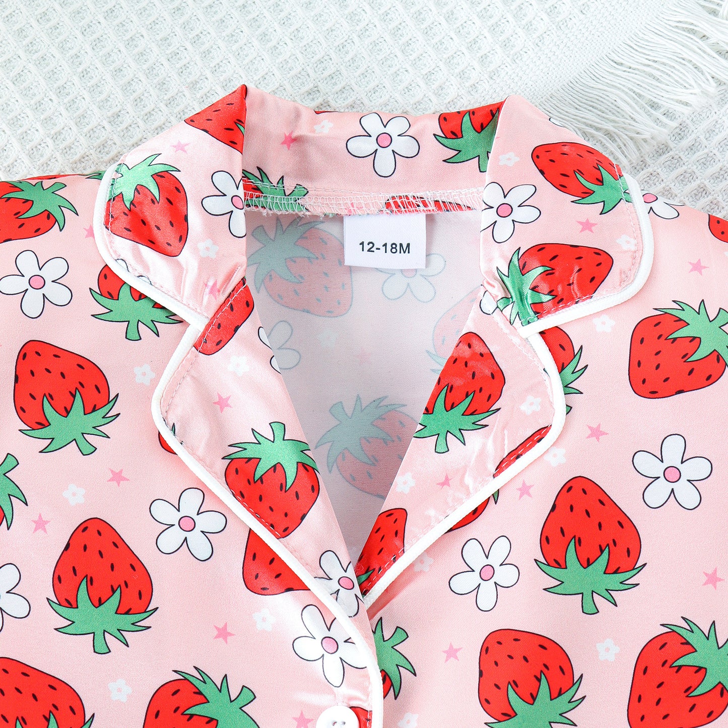Multi-Color New Pajamas Animal Flowers Print Top With Shorts