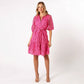 Shirt Cutout Water Soluble Lace Flower Dress