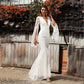 Street Shot Slimming White Banquet Dress