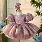 Robe de princesse en polyester pour fille, années