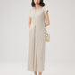 Short Sleeve Waist-controlled Elegant Graceful Commuter Dress