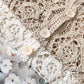 Women's French-style Lace Embroidered Hollow-out Top