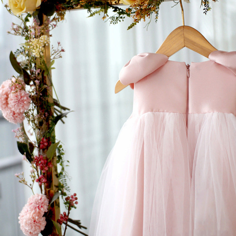 Robe de princesse pour bébé fille, robe de mariée bouffante en fil