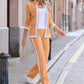 Women's Fashion Individual Casual Color Matching Suit