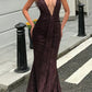Women's Fashion V-neck Halter Printing Dress