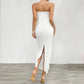 Spring And Summer Package Hip Solid Color Slim Tube Top Dress