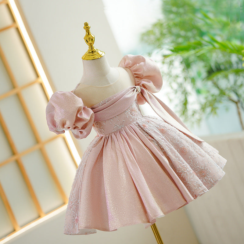 Girls' High-end Host Catwalk Flower Girl Pettiskirt