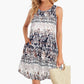 Women's Vest Dress Round Neck Sleeveless 3D Printing