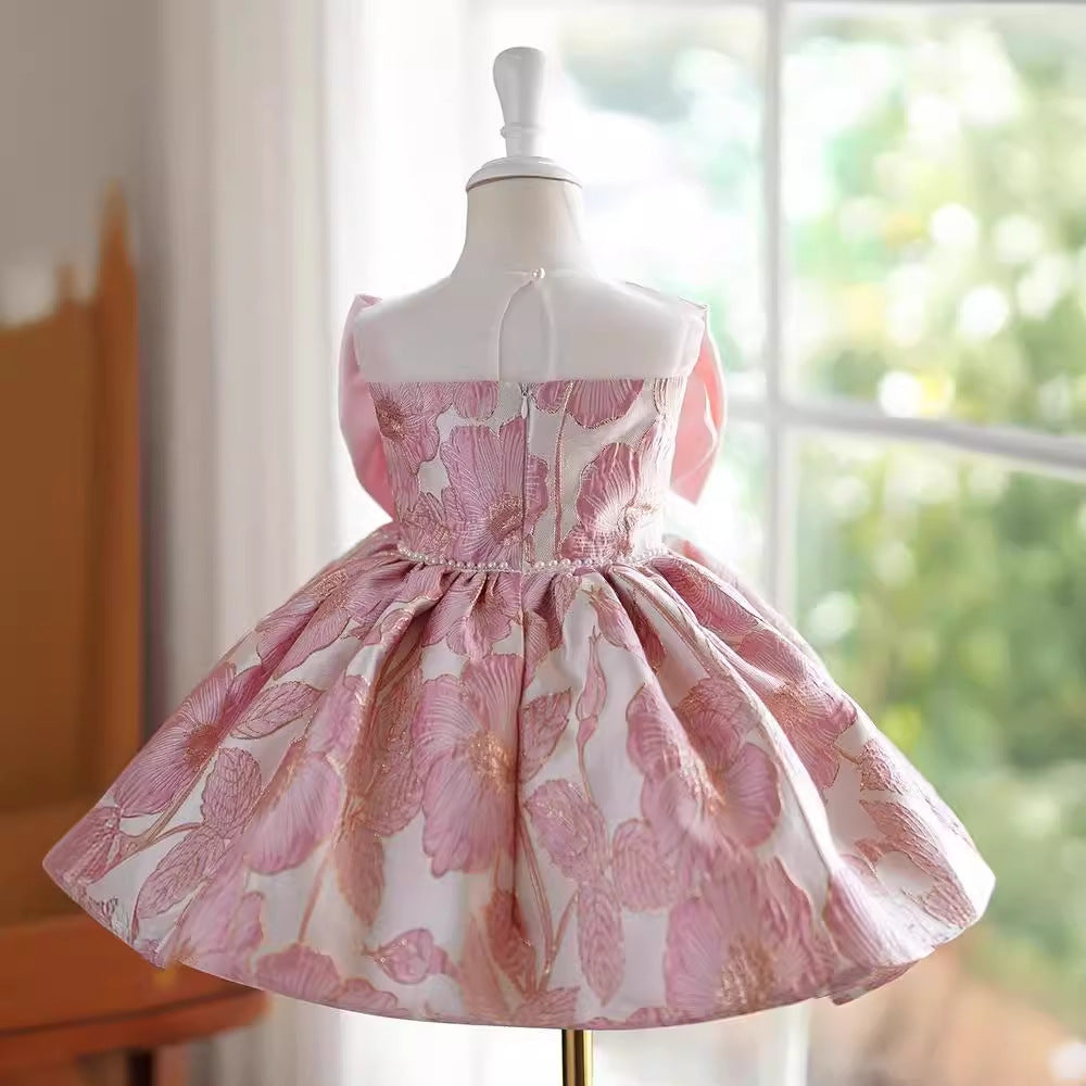 Senior Girl Piano Performance Costume Princess Dress