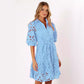 Shirt Cutout Water Soluble Lace Flower Dress