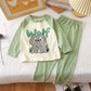 Children's Pajamas Home Wear Autumn New Jacquard Cotton Suit