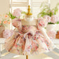 Children's Bubble Sleeve Floral Dress