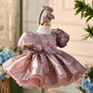Robe de princesse en polyester pour fille, années