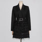 Women's Feather Patchwork Waist-slimming Suit Skirt